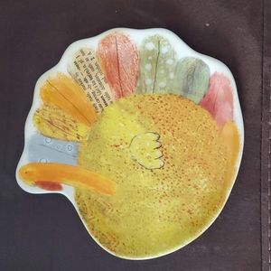 Thanksgiving decorative plate